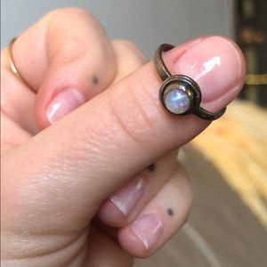 Sterling Silver Moonstone Ring
